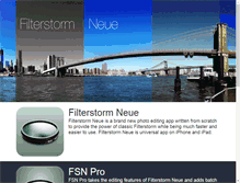 Tablet Screenshot of filterstorm.com